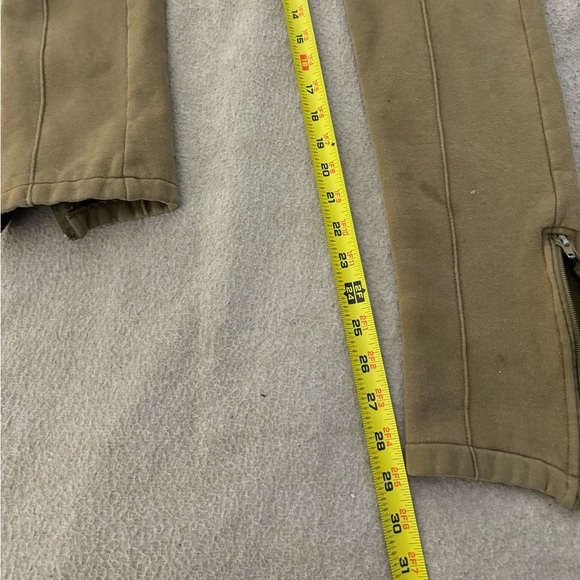 MILANO DI ROUGE Robbie Lux Stretch Sweatpant Zipper up Ankle Size Small - Picture 10 of 12